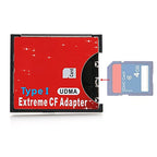 Cawwgt Micro-SD to Compact Type I Memory Card Adapter