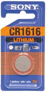 Sony CR1616-B Lithium Coin Cell Battery (Single Pack)