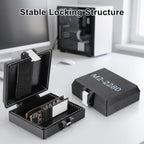 Aukuoy 16-Slot M.2 2280 SSD Storage Box with Lock