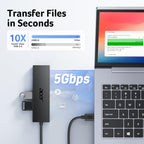 Acer 4-Port USB 3.0 Hub with Power Input