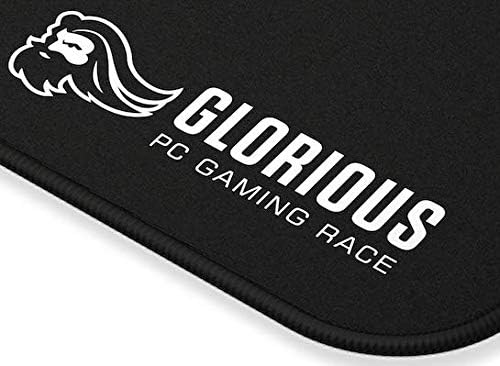 Glorious G-P XL Extended Gaming Mouse Mat Black Stitched