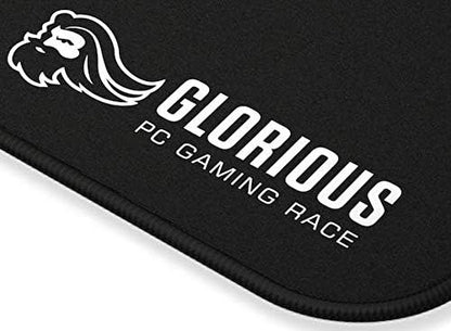 Glorious G-P XL Extended Gaming Mouse Mat Black Stitched