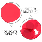 BESTonZON Red Self-Adhesive Light Filter Film Discs