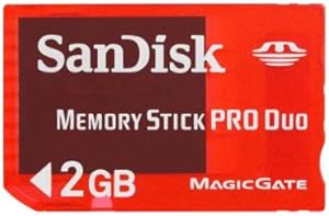 SanDisk SDMSG-002G-A46 Gaming 2GB Memory Stick Pro Duo — main product image