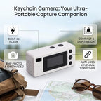 Aolidsive Keychain Digital Camera with Wide-Angle Lens