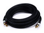 Monoprice 102866 Premium RCA Audio Cable 25ft Black