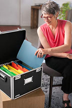 Vaultz Portable File Box - Legal/Letter Size Locking Storage