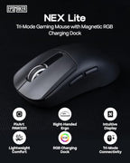 EPOMAKER NEX Lite Tri-Mode Wireless Gaming Mouse
