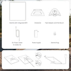 Starlink Mini Compatible Kit: 4th-Gen Antenna with Wi-Fi Router