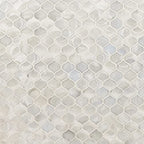 MSI Pearla Arabesque Glass Mosaic Tile Sample