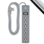 GE 62455 6-Outlet Surge Protector 4ft Cord