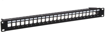 Monoprice 143544 24-Port Shielded Keystone Patch Panel
