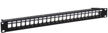 Monoprice 143544 24-Port Shielded Keystone Patch Panel