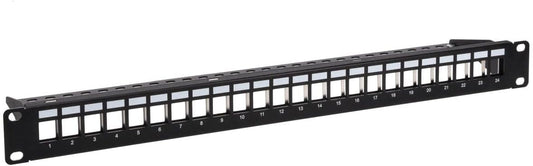 Monoprice 143544 24-Port Shielded Keystone Patch Panel