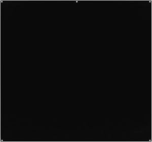 Westcott X-Drop Pro Wrinkle-Resistant Backdrop Rich Black — main product image
