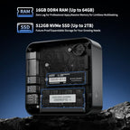 DreamQuest Mini PC — Ryzen 5300U Windows 11 Pro Desktop