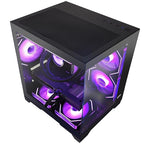 HOENGAGER Panorama Ryzen 7 RTX 5070 Prebuilt Gaming Desktop
