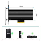 CFNXKTWBR PA15 M.2 NVMe to PCIe 4.0 Adapter Card with Heatsink