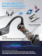 Filenor Bone Conduction Open-Ear Wireless Workout Headphones