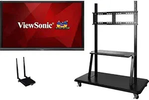 ViewSonic IFP7550-E2 75" ViewBoard 4K Interactive Flat Panel Bundle