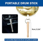 Generic Mini Car Cymbal Air Vent Novelty Drum Accessory