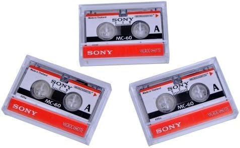 Sony mc-60 60 Minute Blank Microcassette Tapes 3-Pack