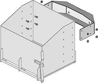 K&M 102-2502 New Holland Bolt-on Brackets 24"