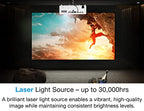 Optoma UHZ50 Smart 4K UHD Laser Projector (Renewed)