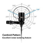 OISNGWNG Lavalier Clip-On Cardioid Condenser USB Microphone