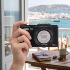LAISANIM 5K Retro Mirrorless Camera with 12X Optical Zoom