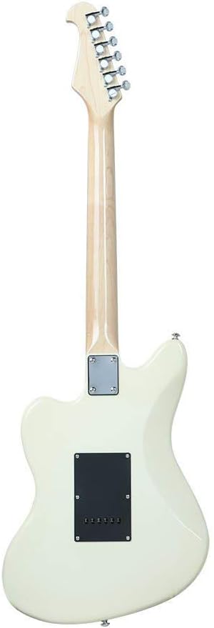 Monoprice 610885 Indo Series Electric Guitar White
