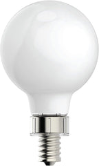 GE 31719 Relax 40W Soft White LED Globe Bulbs 2-Pack
