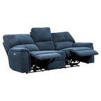 Lexicon 194840169147 Evanside Indigo Power Reclining Sofa