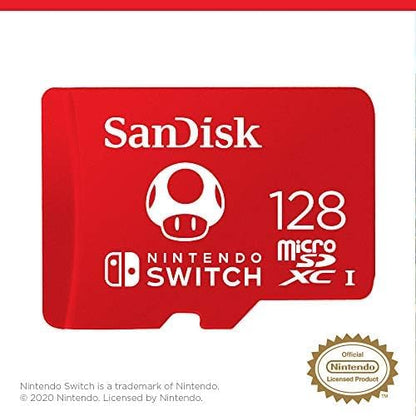 SanDisk SDSQXAO-128G 128GB Nintendo Switch microSDXC Card