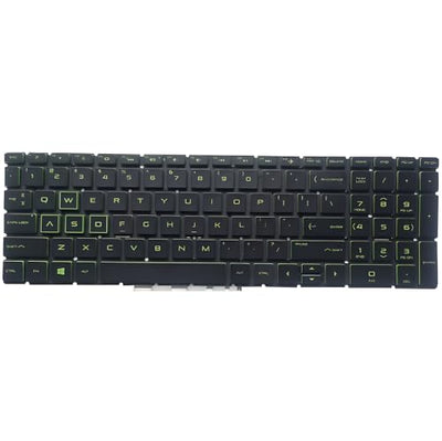 HP Pavilion 15-CX Green Backlit Replacement Keyboard Palmrest