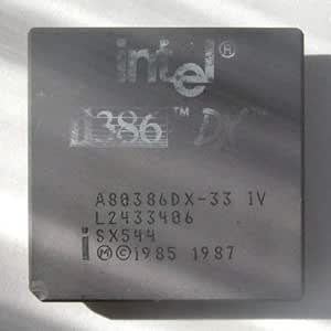 Intel SX544 386-dx-33 Processor
