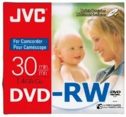 JVC VDW14N3 80MM Mini DVD-RW 3-Pack