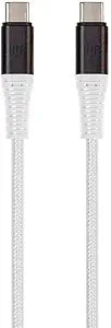 Monoprice 139639 USB-C Charge Sync Kevlar Cable 3ft — main product image