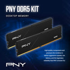 PNY DDR5 32GB Low Profile Desktop Memory Kit