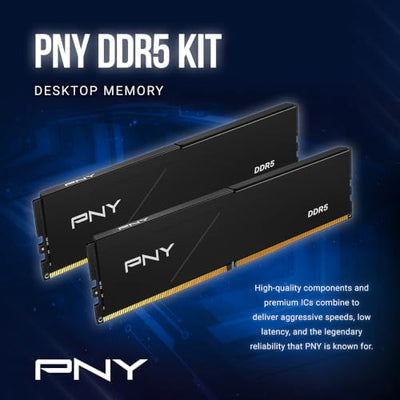 PNY DDR5 32GB Low Profile Desktop Memory Kit