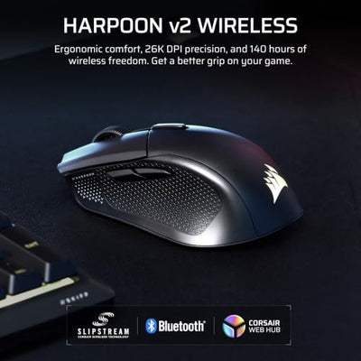 Corsair Harpoon v2 Wireless Ergonomic Gaming Mouse
