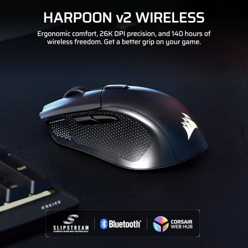 Corsair Harpoon v2 Wireless Ergonomic Gaming Mouse — main product image