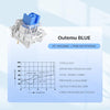 Outemu Blue Clicky Mechanical Keyboard Switches, 150-Pack