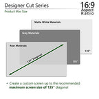 Elite Screens RM-135H-CWHITEUHDB 135