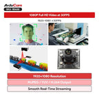 Arducam 1080P Ultra Low Light Wide-Angle UVC USB Camera Module