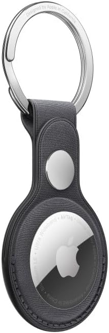 Apple MT2H3ZM/A AirTag FineWoven Key Ring Black