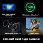 Insta360 X6 8K 360 Action Camera, Arctic White