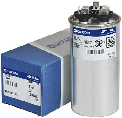GE 97F9895 Genteq Capacitor 45/5 uf 370V