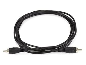 Monoprice 100653 Single RCA Audio Cable 6ft Black — main product image