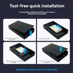 ALFYRCFT USB 3.0 External Hard Drive Enclosure for 2.5/3.5in SATA